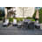 11 - Person Patio Conversation Set with Cushions