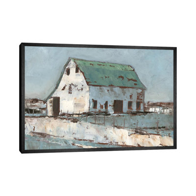 Plein Air Barn II by Ethan Harper - Painting on Canvas