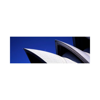 Low Angle View Of Opera House Sails, Sydney Opera House, Sydney Harbor, Sydney, New South Wales, Australia - Wrapped Canvas Panoramic Print
