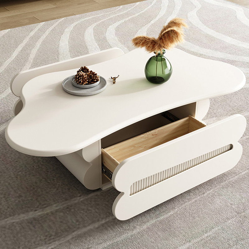Table basse à piédestal avec rangement