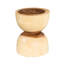Chamcha Wood Hour Glass End Table