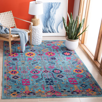 Tapis oriental bleu / brun Villanova