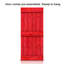 Porte de grange à panneaux en bois et en métal avec trousse de quincaillerie d'installation-87141053-87141058
