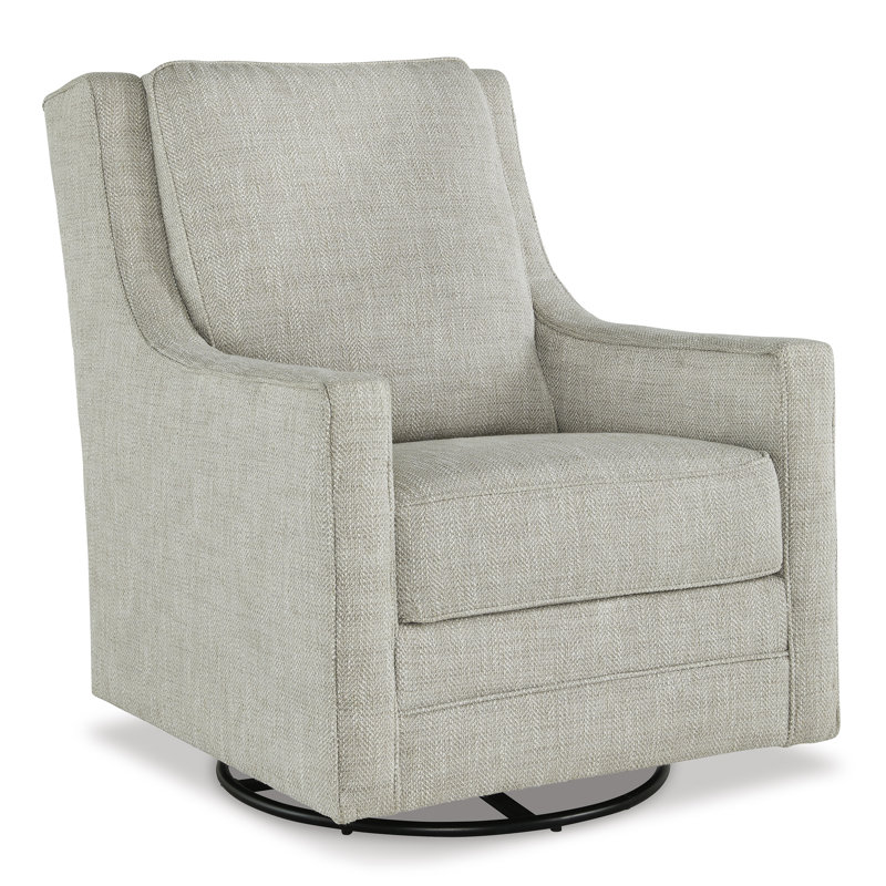 Fauteuil d'appoint Yashal, Tissu gris