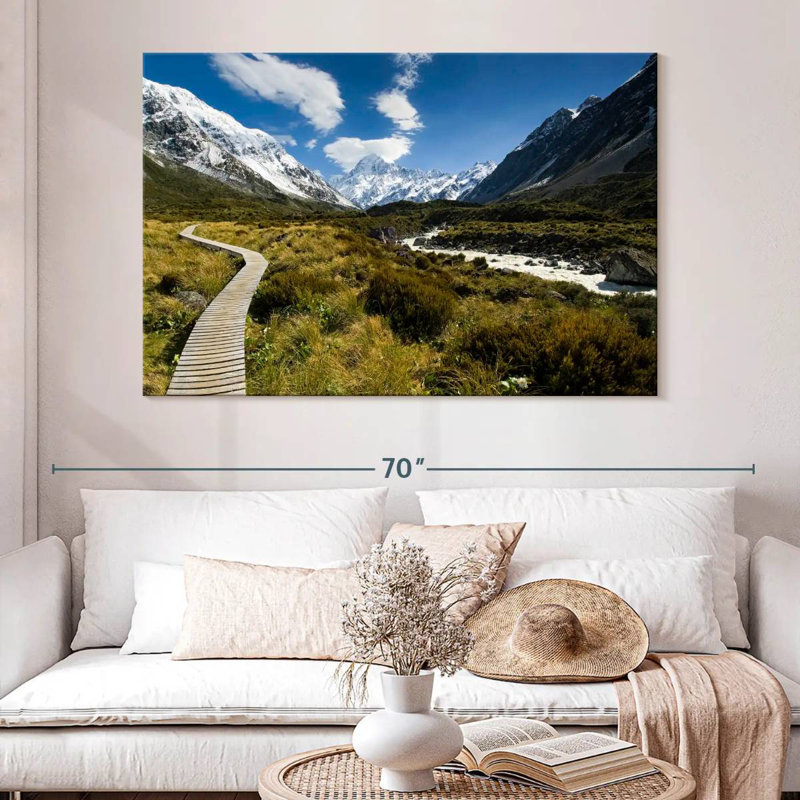 Hooker Valley Trail, 34" H x 51" W
