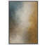 «Blue and Brown Abstract Gradient Art», reproduction d'art sur toile encadrée-120783489-120783495