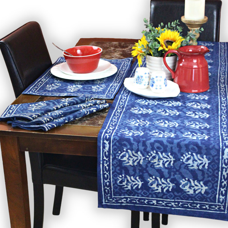 Alvaretta Block Print Table Runner