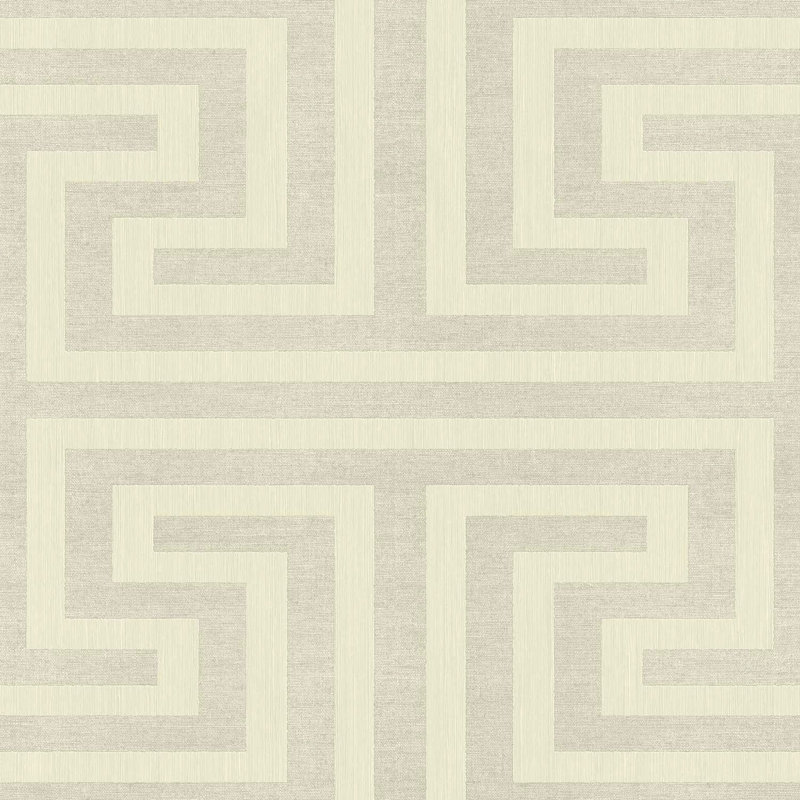 Galerie Synergy Geometric Maze Wallpaper, Grey