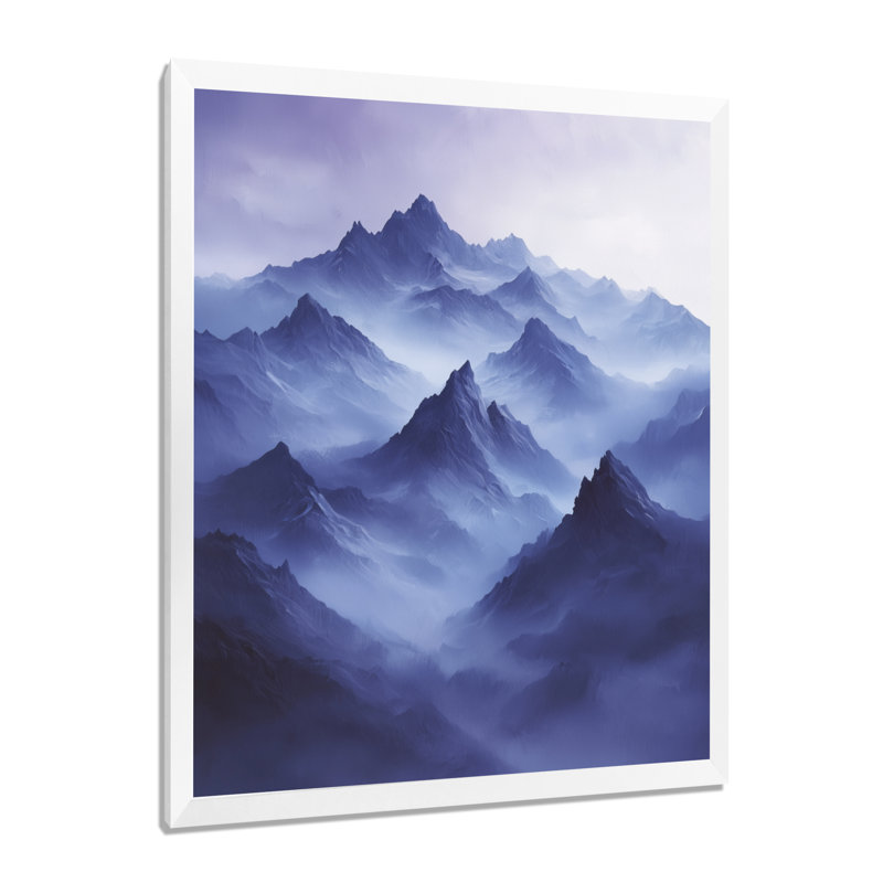 Gitzel - paysages, art mural sur toile, Impression d'un seul cadre photo sans passe-partou, H 40 po x l 30 po, Blanc