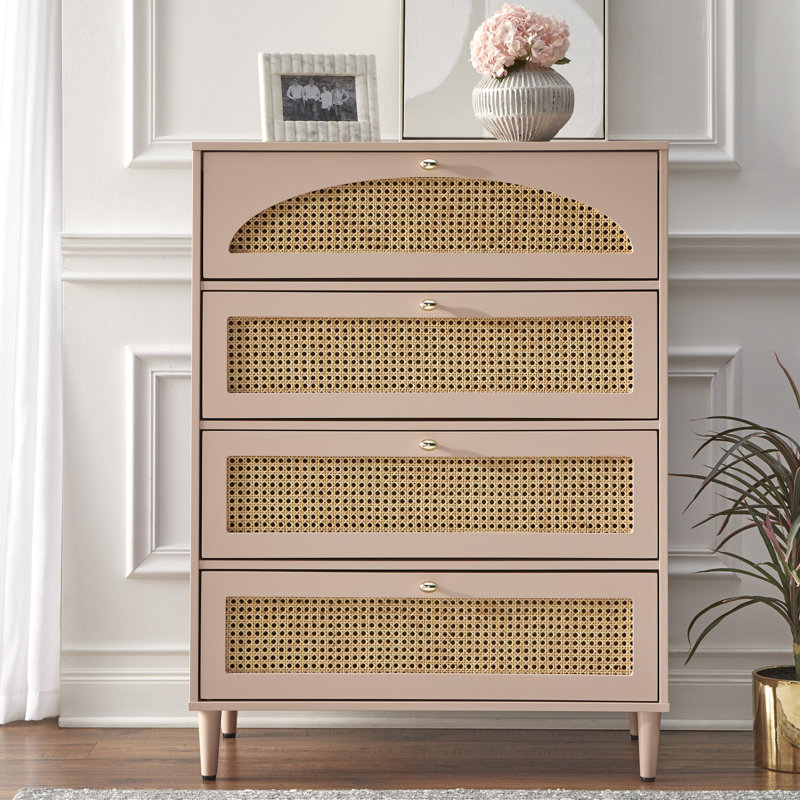 Cortavious Bedroom Chest, Elegant Pink