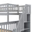 Lit superposé avec lit gigogne et escalier-863396657-863396663