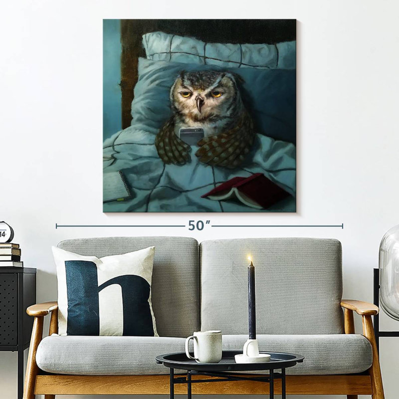 Ketti Bedroom Night Owl, 33" H x 33" W