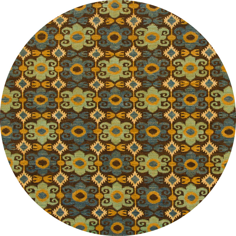 Tapis abstrait moderne 31, Rond 8 pi