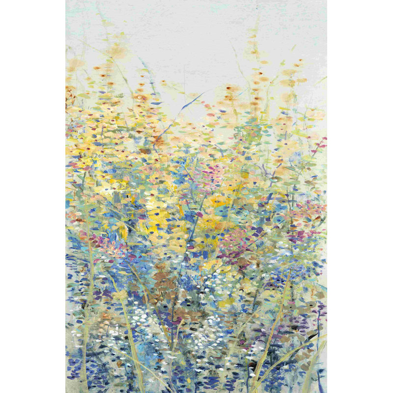 " Wildflower Panel III " by Timothy O' Toole Painting Print, 48" H x 32" W  