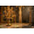 57-Inch Handcrafted Ganesha Tree Brass Floor Lamp, Large Sculptural Indian Diya for Statement Lighting
