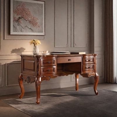 Solid Wood Writing Desk