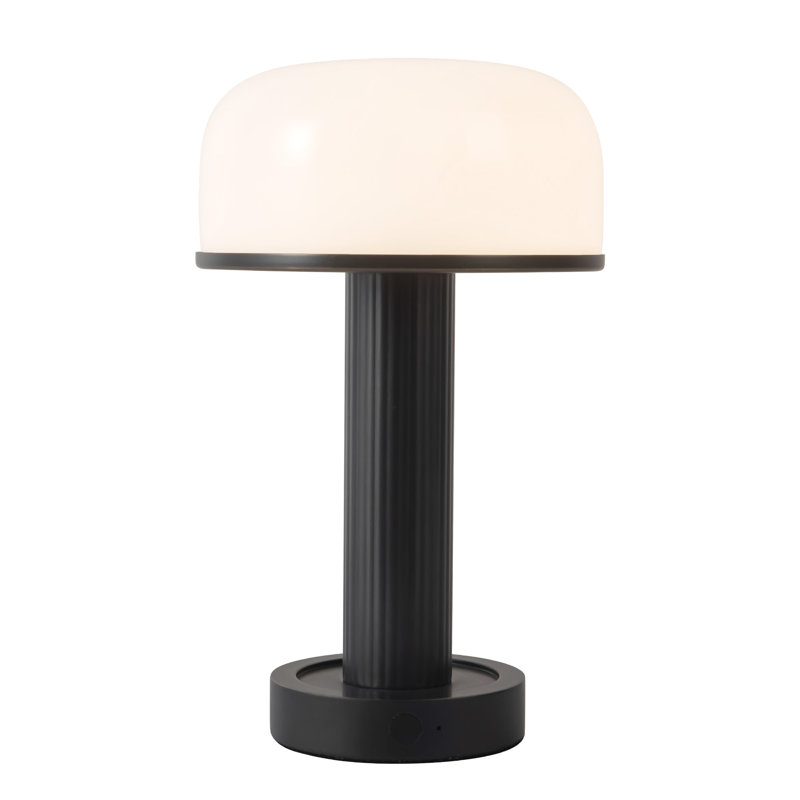 Vienna 9-in Black dimmable LED Table Lamp, Urban Bronze