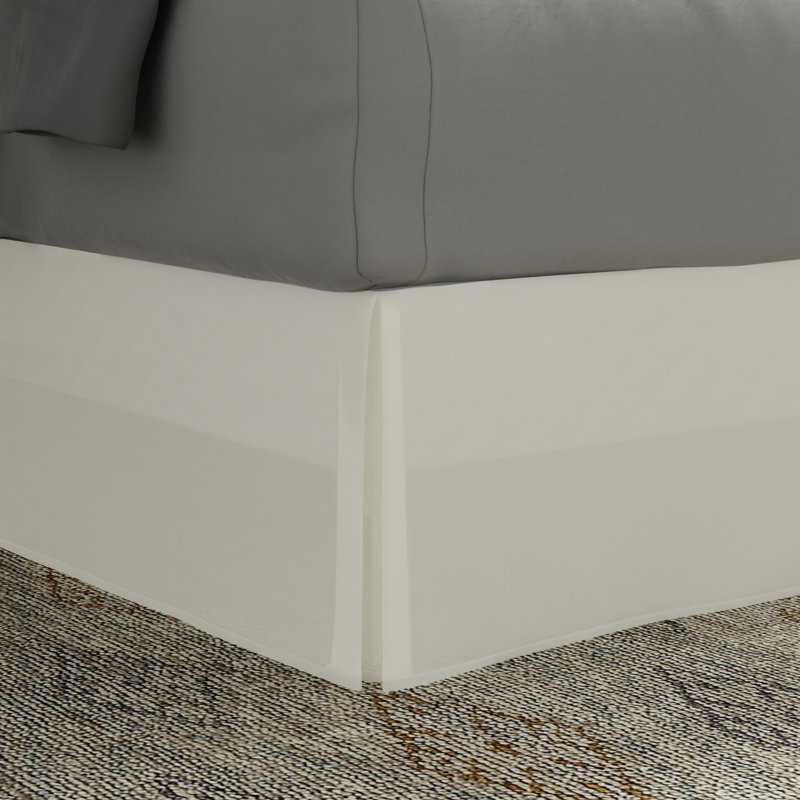 Jupe de lit 14 po en microfibre sur mesure Today's Home, Simple TG, Ivoire