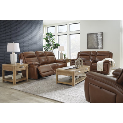 Healy Pier Power Reclining Sofa, Loveseat and Recliner