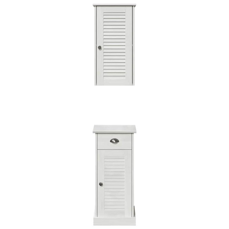 Bathroom Furniture Set With Drawer 2 Pcs, White