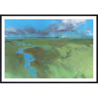 «Back Water High Tide» par Paul Bailey - peinture encadrée
