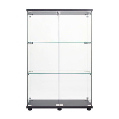 Vitrine à deux portes avec 3 tablettes