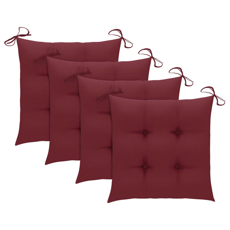Chaise de patio avec coussins Dederang, gris, Vert