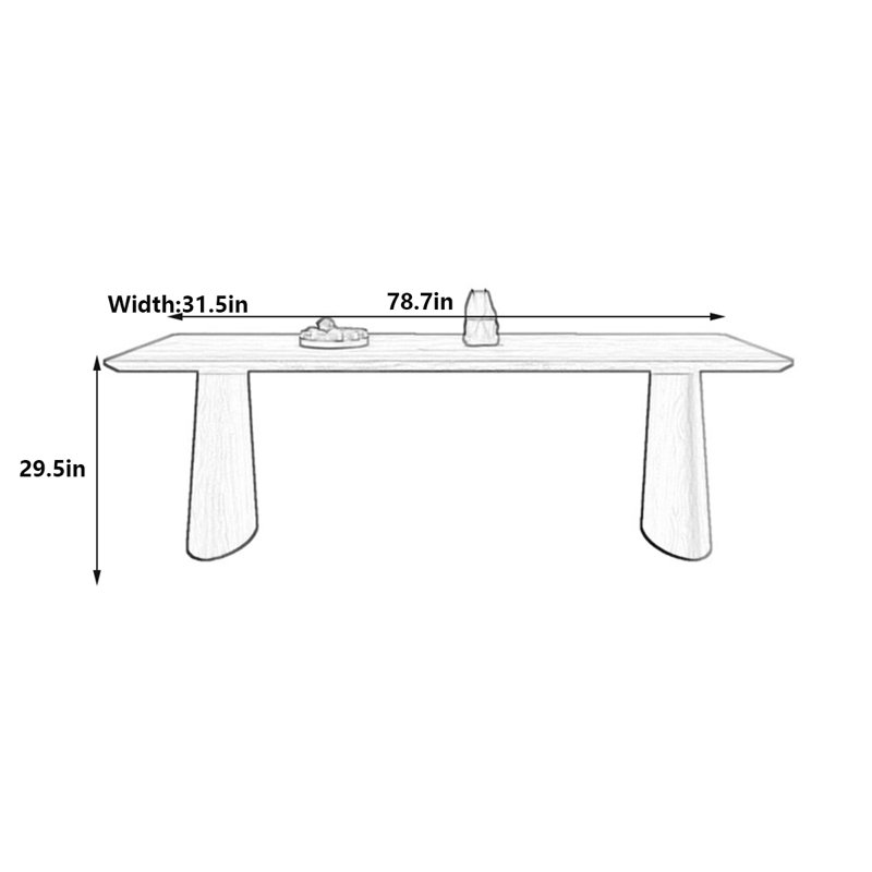 Klarel, 29.5"H x 78.7"L x 31.5"W