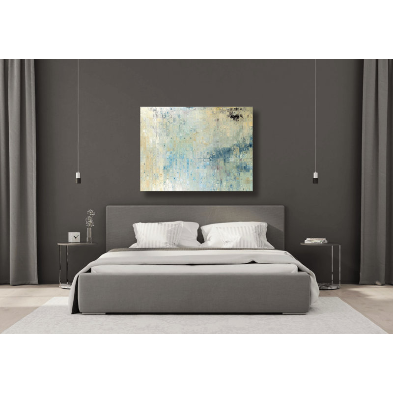 Rain II Print by John Beard, 20" H x 24" W x 1.75" D, White Framed Canvas