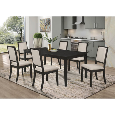 Daniela Black  7-Piece Dining Set