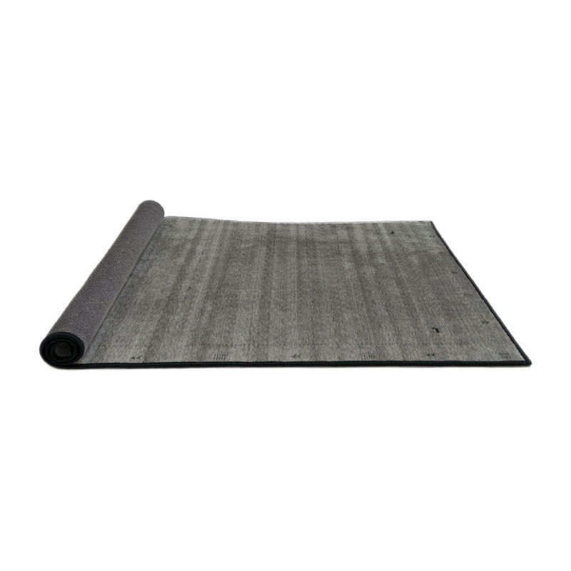 Tapis noir/gris, Rond 4 pi
