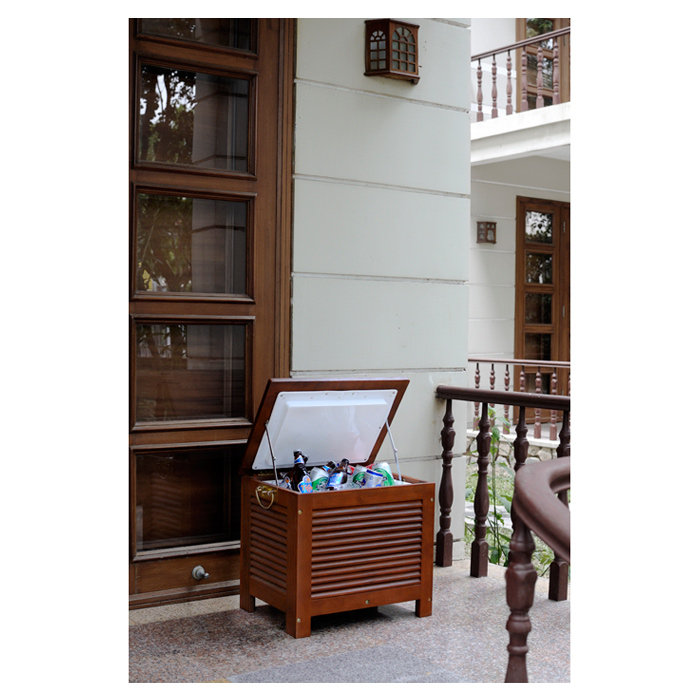 Red Barrel Studio® 54.9 Quarts Ice Chest in Walnut