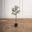 Fausse fleur artificielle en pot