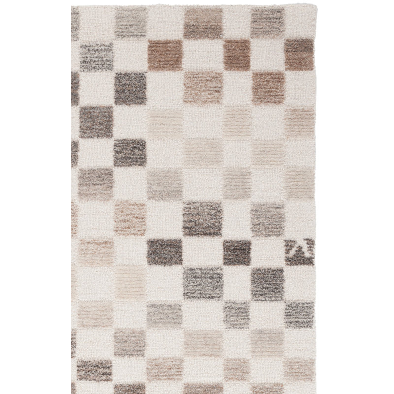 Tapis en laine touffeté à la main Narragansett, Rectangle 6 pi x 9 pi