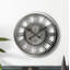 Antique Style Gear Clock for Living Room, Metal Wall Clock for Bedroom Decor-581471091-581471090