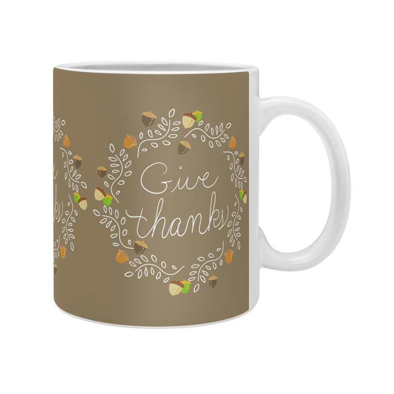 Tasse à café giving merci