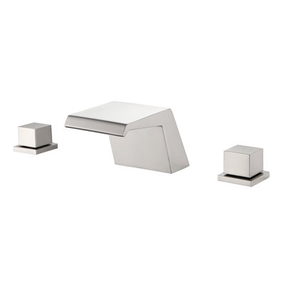 Widespread 2-handle Bathroom Faucet with Drain Assembly