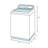 4.6 Cu. Ft. Top Load Washer and 7.2 Cu. Ft. Gas Dryer