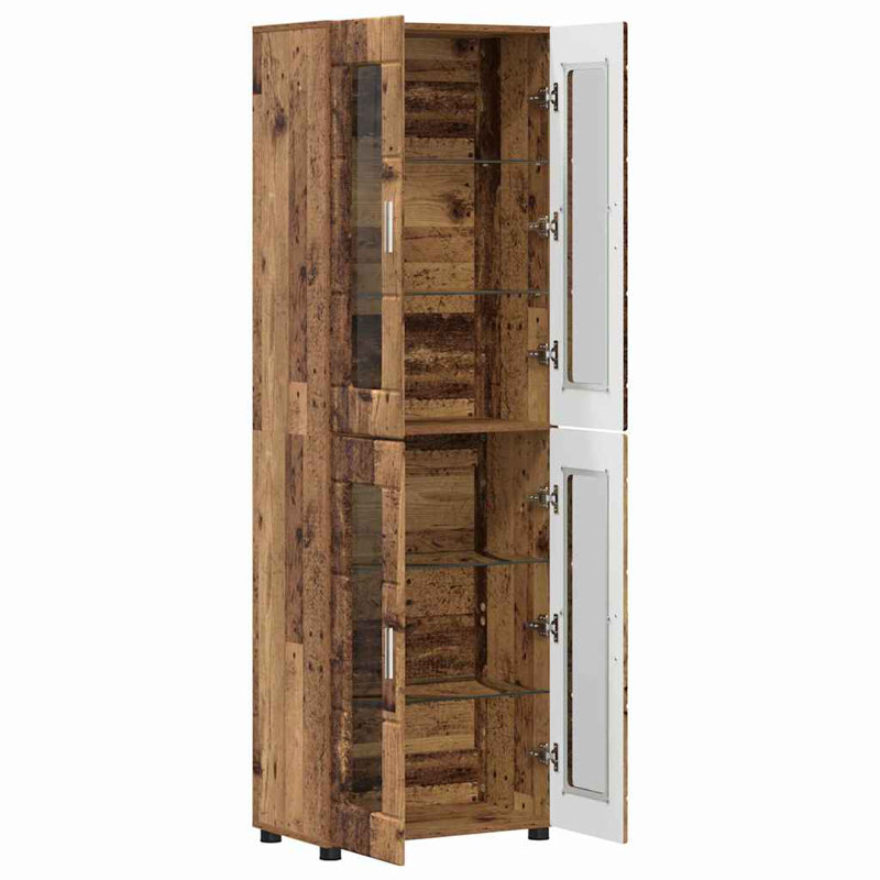 Tamoor Highboard Accent Chest, Old Wood