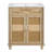 30-Inch Bathroom Vanity: Handwoven Rattan Doors