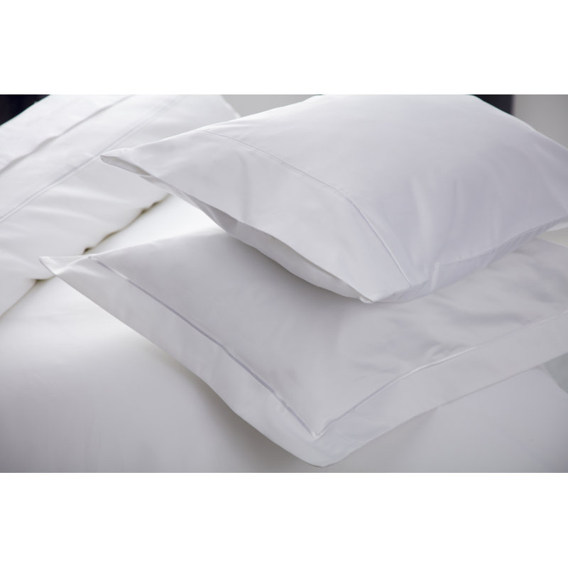 Hotel Suite Collection 100% Cotton Pillowcase, White