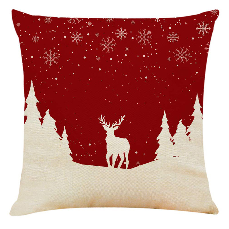 4pcs 18"x18" Christmas Throw Pillow Covers