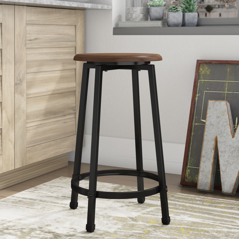 Keamber Counter Stool with Metal Frame