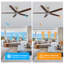 132cm Ceiling Fan with LED Lights-1231644244