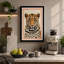 Leopard's Steady Gaze Modern - Wrapped Canvas-259970477-259970468
