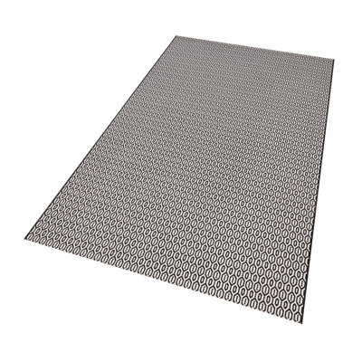 Meadow Flatweave Black Rug