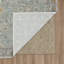 Tapis bleu en polyester Windermere Karastan-1819920440
