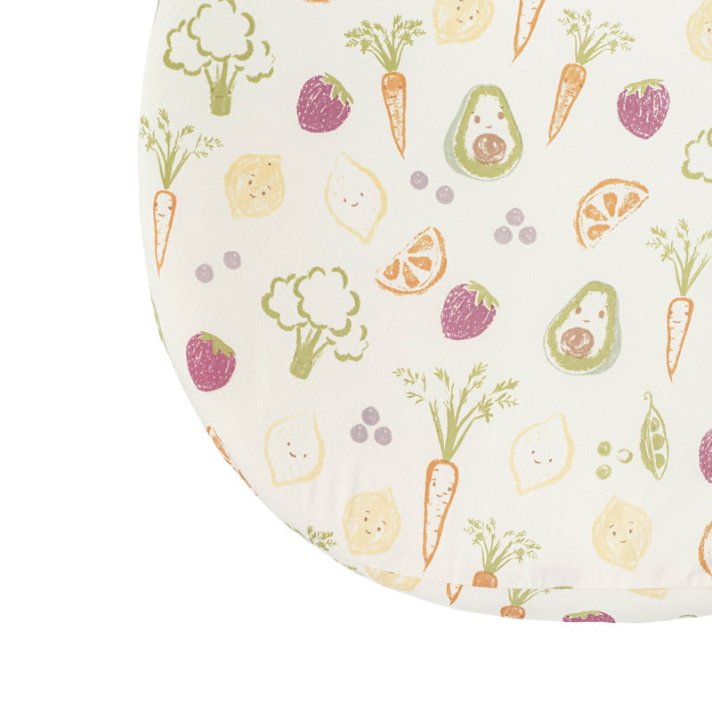 Clementine Fruits & Veggies Cotton Bassinet Sheet