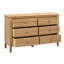 Mapleview 120 cm W Chest of 6 Drawers