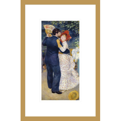 «A Dance in the Country» par Pierre-Auguste Renoir, impression giclée sur cadre